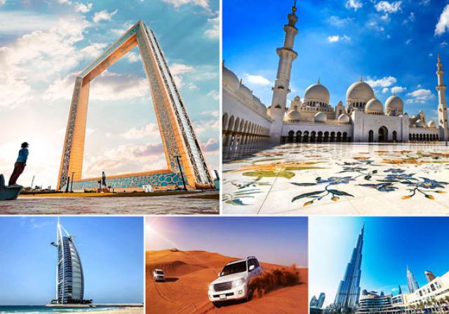 DUBAI FRAME ทัวร์ดูไบ ตะลุยทะเลทราย ช้อปปิ้งห้างใหญ่ พักโรงแรมระดับ 5 ดาว