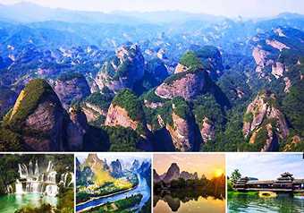 ทัวร์น้ำตกเต๋อเทียน อุทยานหลางซาน ภูเขาแปดเหลี่ยม มรกดกโลก UNESCO