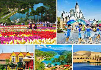 ทัวร์เวียดนามใต้ ดาลัด ญาจาง มุยเน่ โฮจิมินห์ พิเศษ พักดาลัด 2 คืน