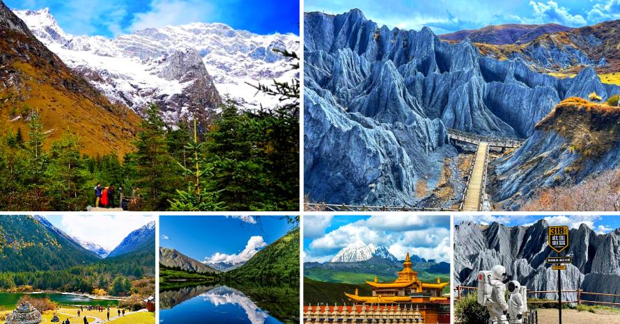 ทัวร์ภูเขาสี่ดรุณี คังติ้ง อุทยานมู่เก่อโซ่ว ซินตูเฉียว ตันปา ทัวร์ภูเขาสี่ดรุณี คังติ้ง อุทยานมู่เก่อโซ่ว ซินตูเฉียว ตันปา
