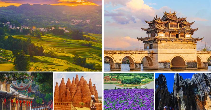 ทัวร์หยวนหยาง เมืองโบราณเจี้ยนสุ่ย หมีเล่อ ป่าหินคุนหมิง เยือน 2 มรดกโลก UNESCO ทัวร์หยวนหยาง เมืองโบราณเจี้ยนสุ่ย หมีเล่อ ป่าหินคุนหมิง เยือน 2 มรดกโลก UNESCO