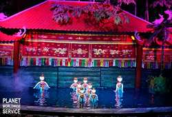 หุ่นกระบอกน้ำ (Water Puppet) เมืองฮานอย เวียดนาม