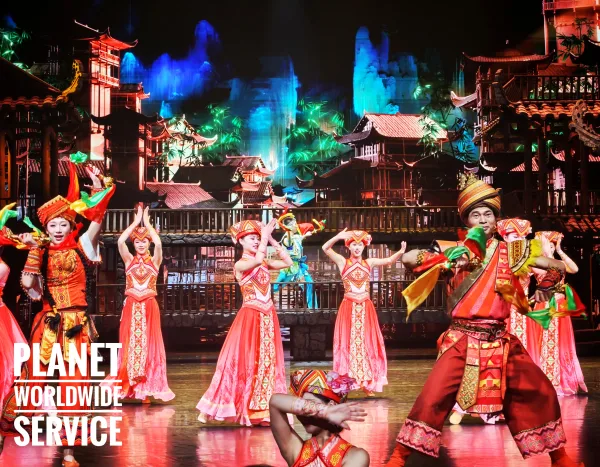 ชมโชว์แสงสี ซีหลานคาปู เมืองเอินซือ